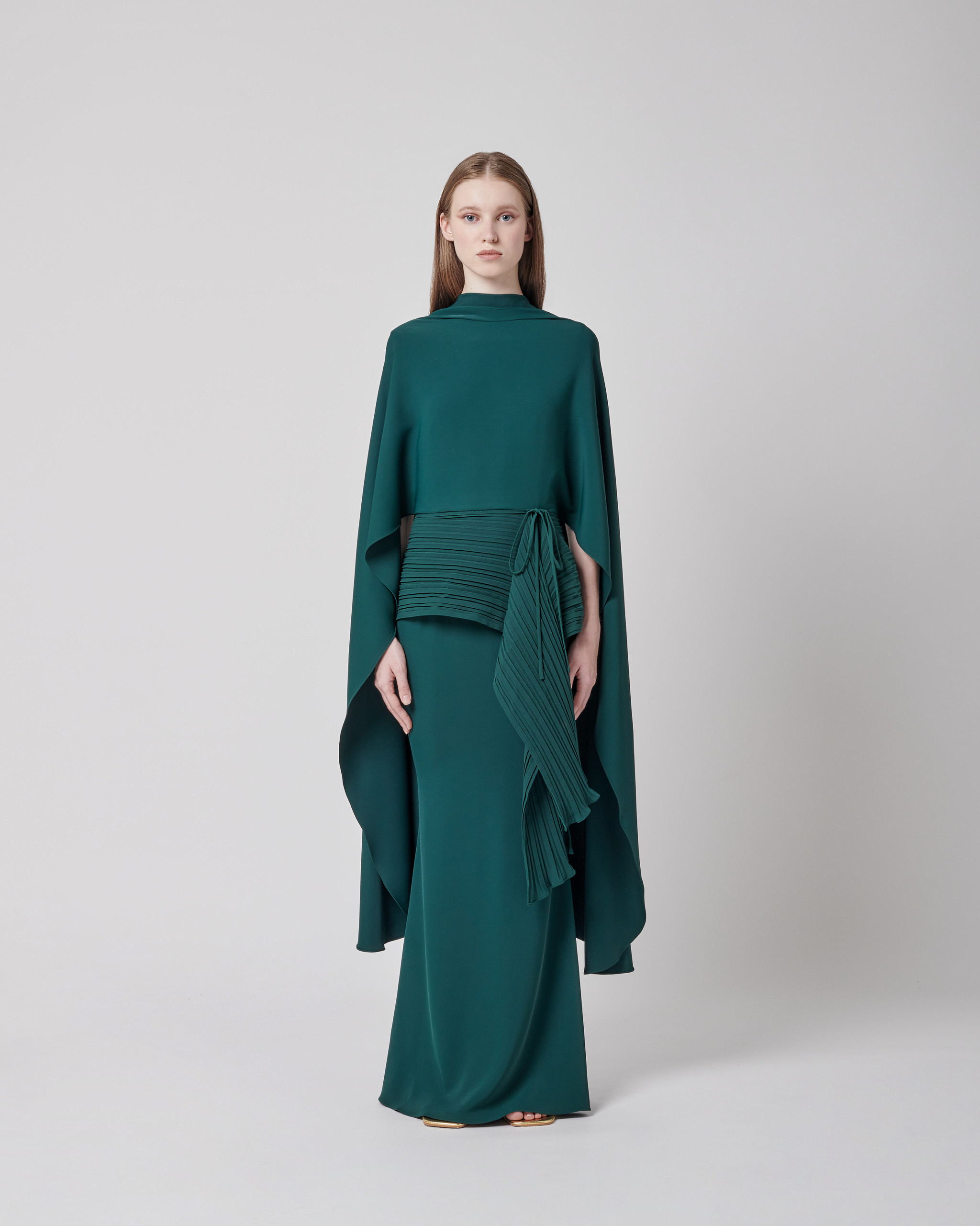 THE AFZAN DRESS - EMERALD - Alia Bastamam