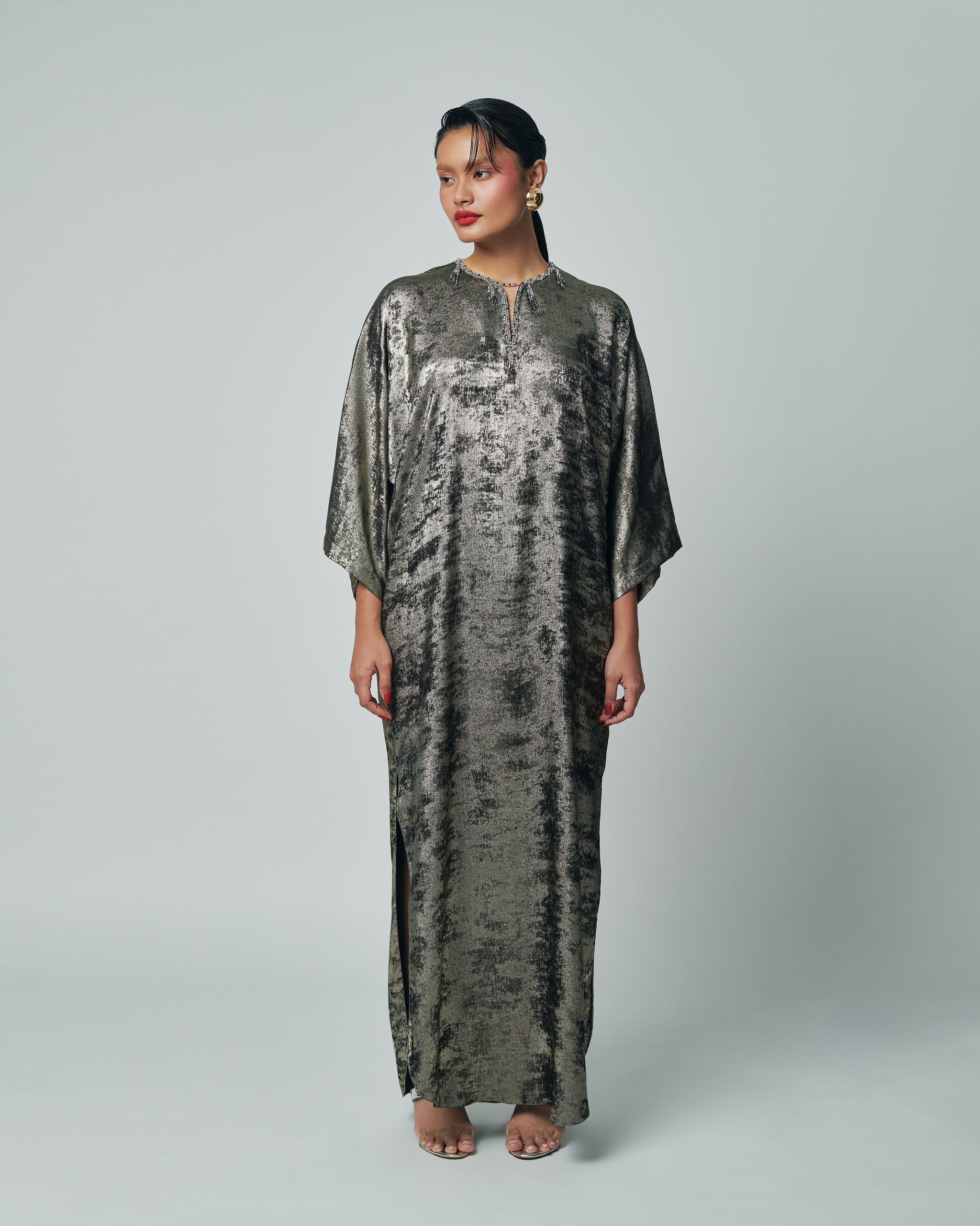 APHRODITE TUNIC - METALLIC BLACK